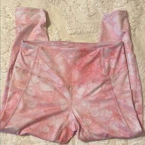 Evolution and Creation Pink Floral Leggings